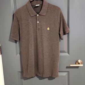 Brooks Brothers Logo Polo Shirt DARK GRAY